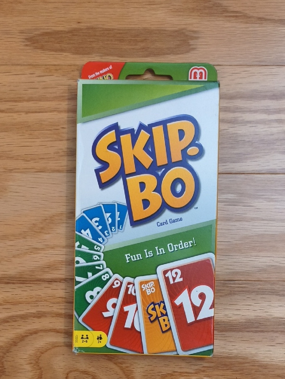 Mattel Skip-Bo Card Game Ages 7+ NWT